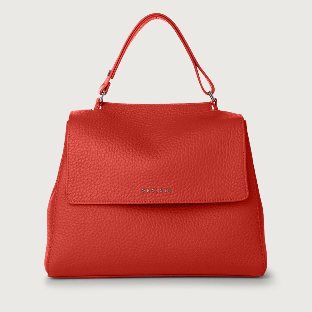 Orciani $580 Sveva Medium Soft in Marlboro Red in Excellent Condition